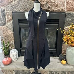 NOR Denmark Zip Front Sleeveless Dress